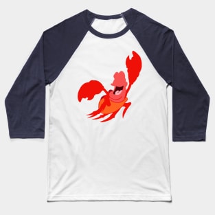 Red Crustacean Baseball T-Shirt